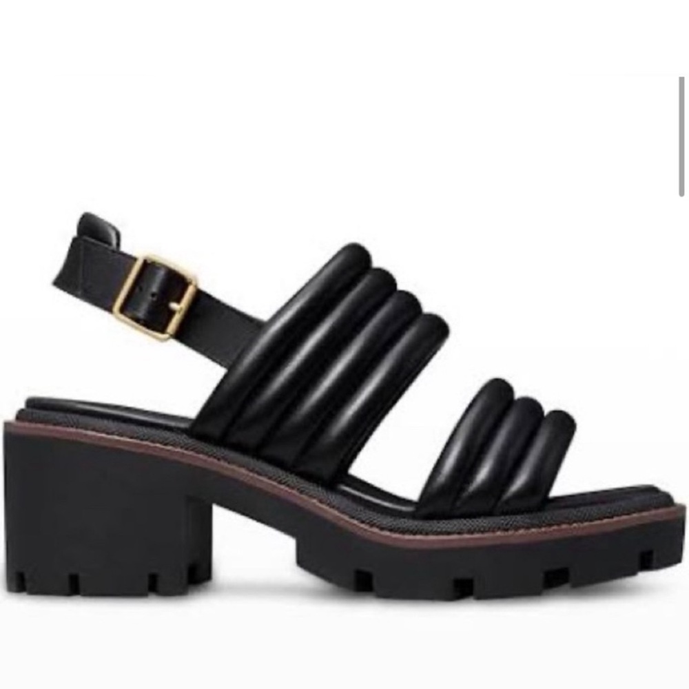 Tory Burch Women’s Lug Sole Heeled Sandal Size 9 - Picture 7 of 8